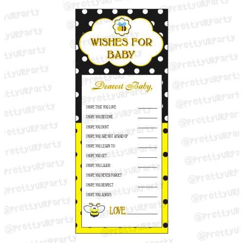 Mom to Bee Wishes for baby BABY SHOWER Pretty UR Party