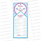 Pink & Blue Wishes for baby BABY SHOWER Pretty UR Party