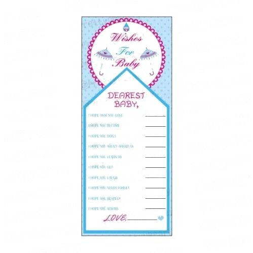 Pink & Blue Wishes for baby