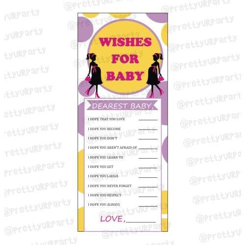 Ready to pop Wishes for baby BABY SHOWER Pretty UR Party