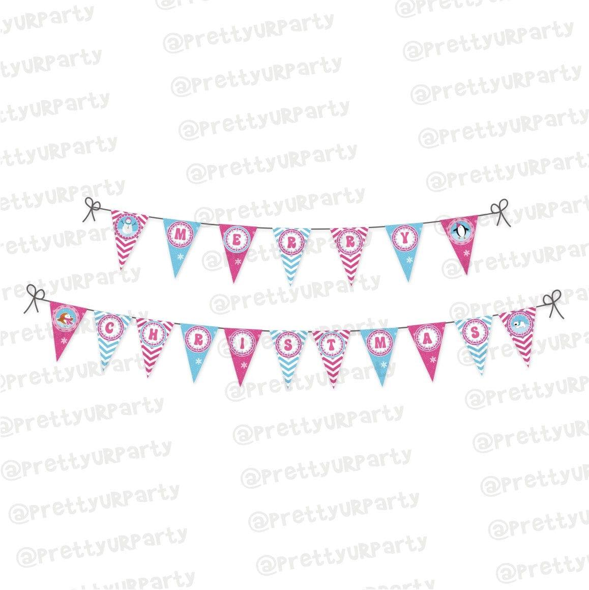 Winter Wonderland Theme Bunting THEME PARTIES Pretty UR Party Default Title