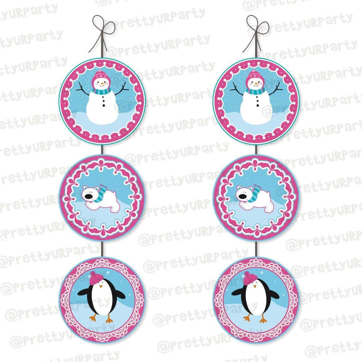 Winter Wonderland Danglers THEME PARTIES Pretty UR Party