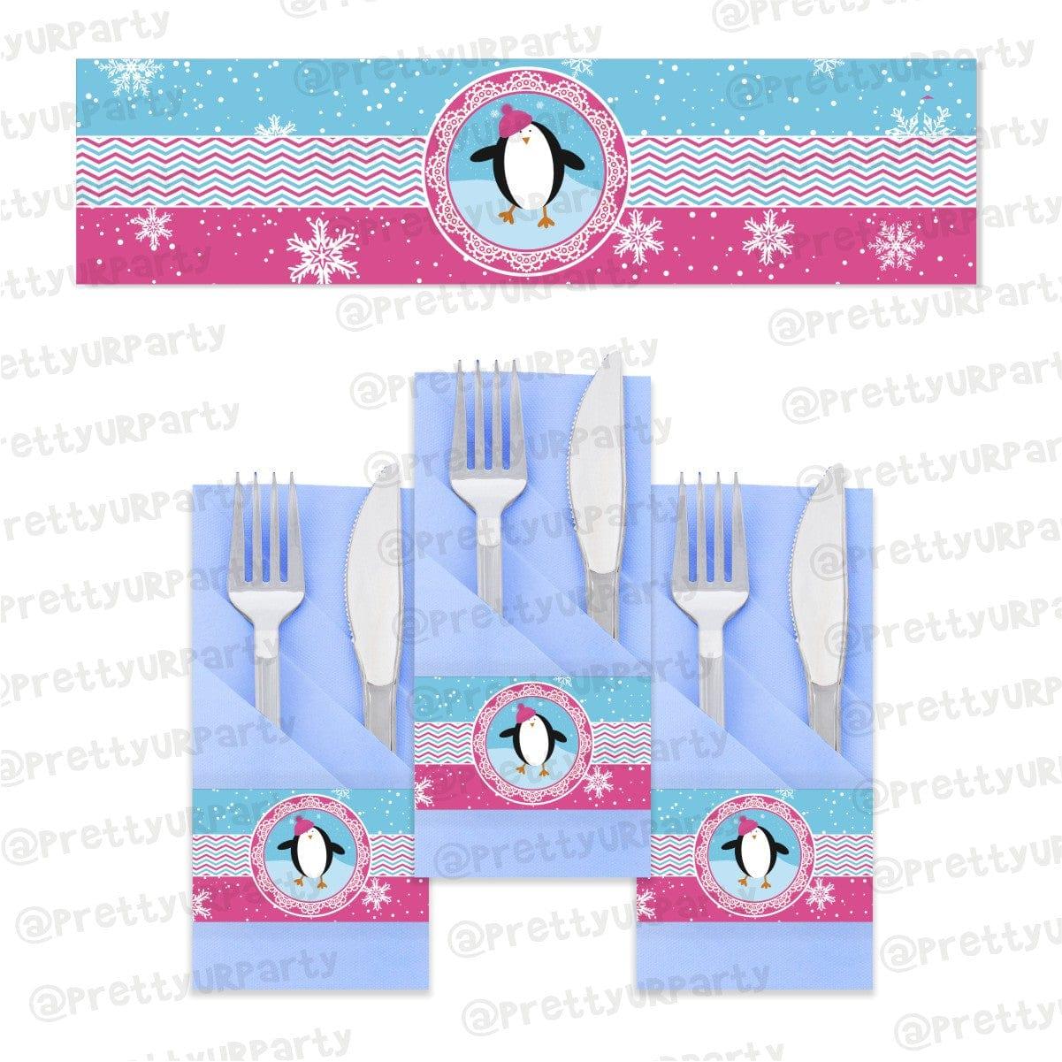 Winter Wonderland Napkin Rings THEME PARTIES Pretty UR Party Default Title