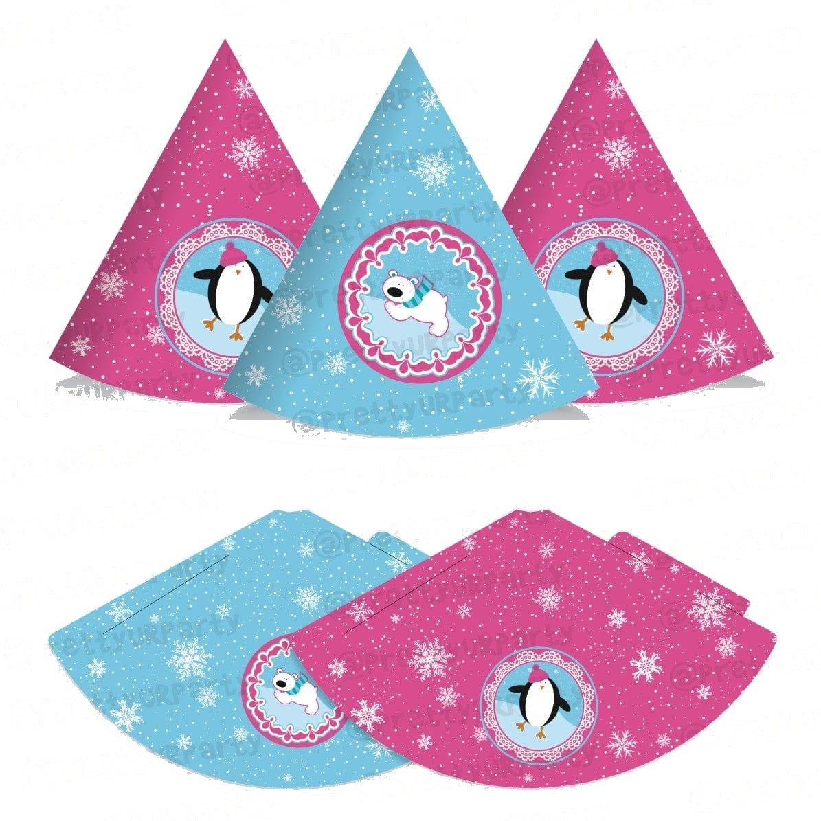 Winter Wonderland Hats - Pack of 10