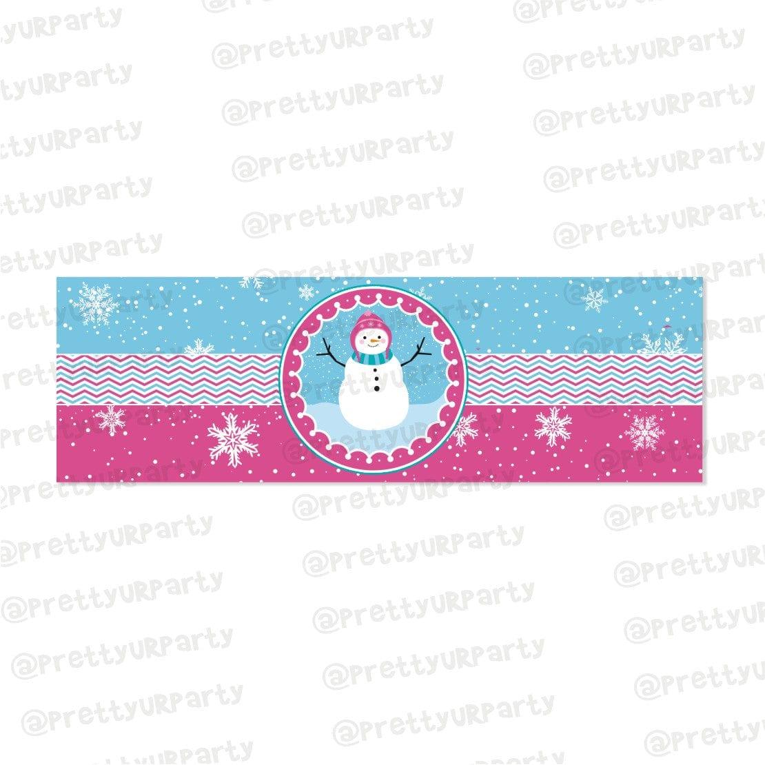 Winter Wonderland Theme Wrist Bands - Pack of 10 THEME PARTIES Pretty UR Party Default Title