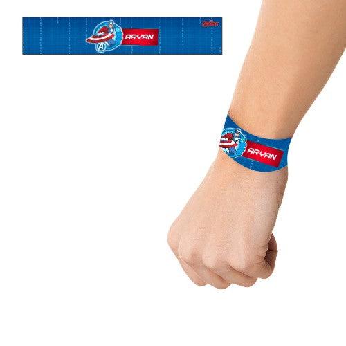 Captain America Wrist Bands - Pack of 10 THEME PARTIES Pretty UR Party Default Title