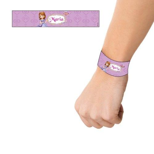 Sofia the first Enchanted Garden Party Wrist Bands - Pack of 10 THEME PARTIES Pretty UR Party