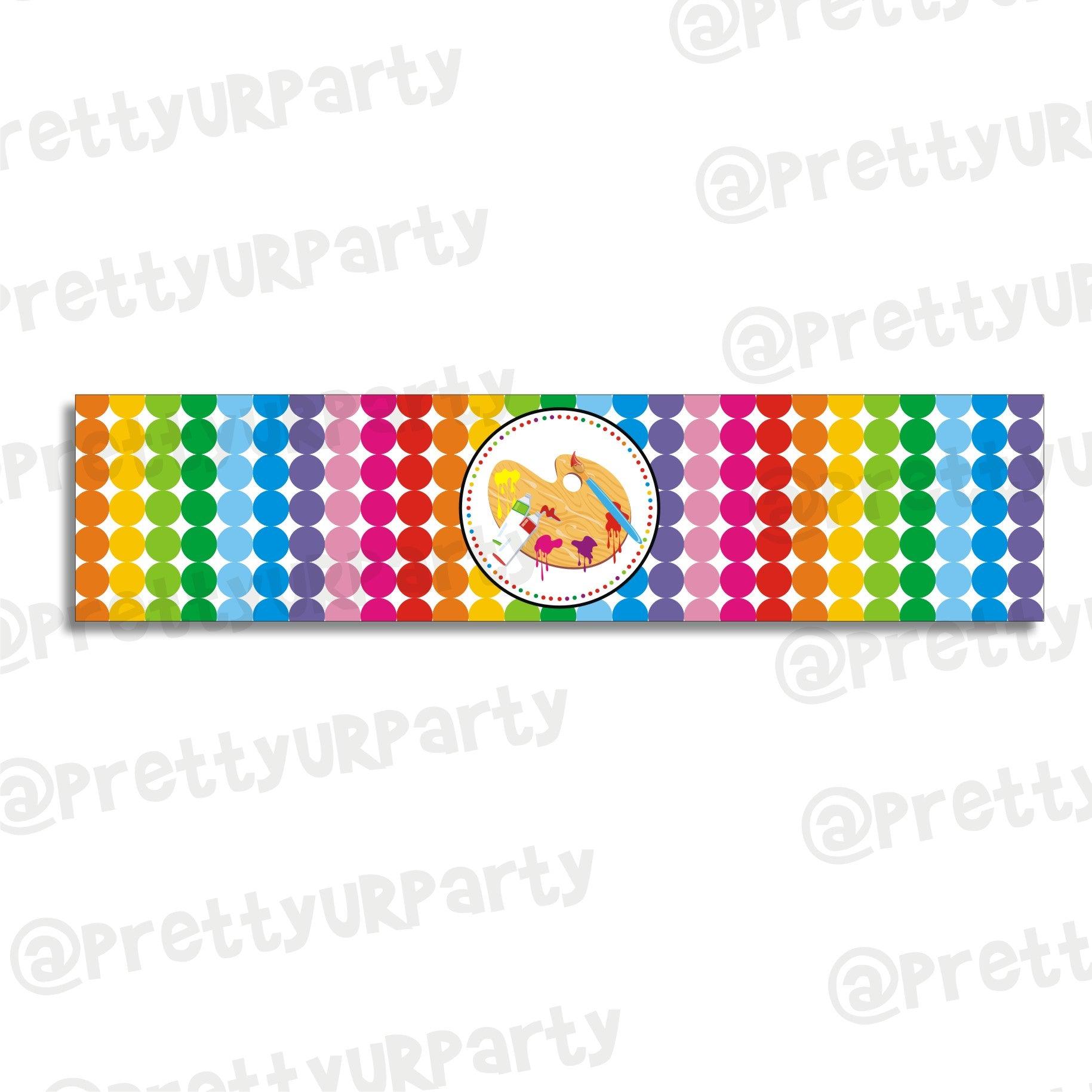 Art & Craft Party Wrist Bands - Pack of 10 THEME PARTIES Pretty UR Party Default Title