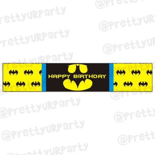 Batman Inspired Wrist Bands - Pack of 10 THEME PARTIES Pretty UR Party Default Title