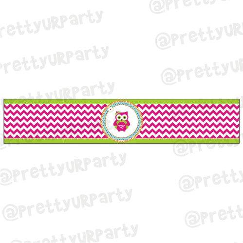Girly Owl Wrist Bands - Pack of 10 THEME PARTIES Pretty UR Party Default Title