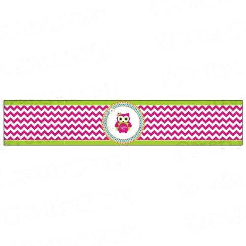 Girly Owl Wrist Bands - Pack of 10