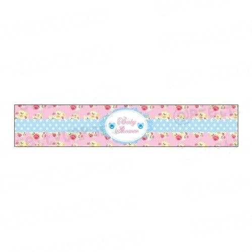 Shabby Chic Baby Shower Wrist Bands - Pack of 10