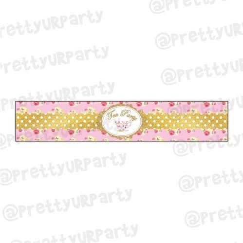 Tea Party Wrist Bands - Pack of 10 THEME PARTIES Pretty UR Party Default Title