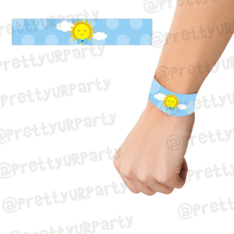 Sunshine Theme Wrist Bands - Pack of 10 ALL PARTY SUPPLIES Pretty UR Party Default Title