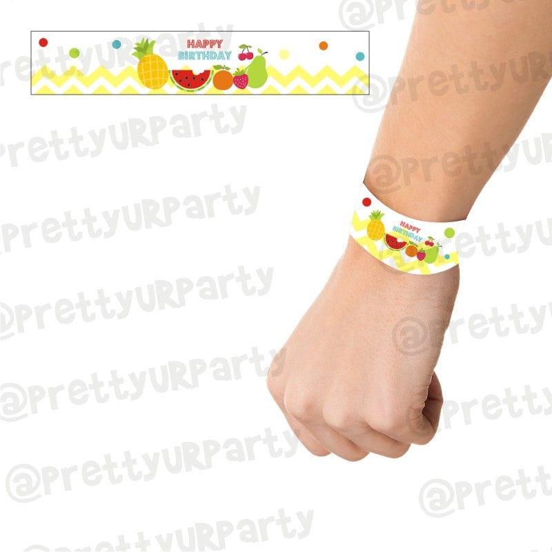 Tutti Fruity Theme Wrist Bands - Pack of 10 THEME PARTIES Pretty UR Party Default Title