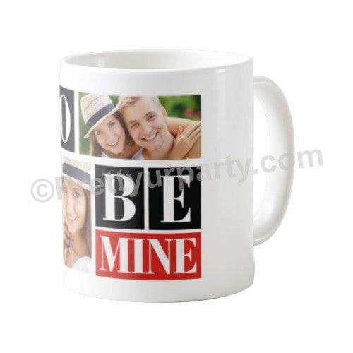 Happy Valentines Day Be Mine with Photo Mug ALL PARTY SUPPLIES Pretty UR Party