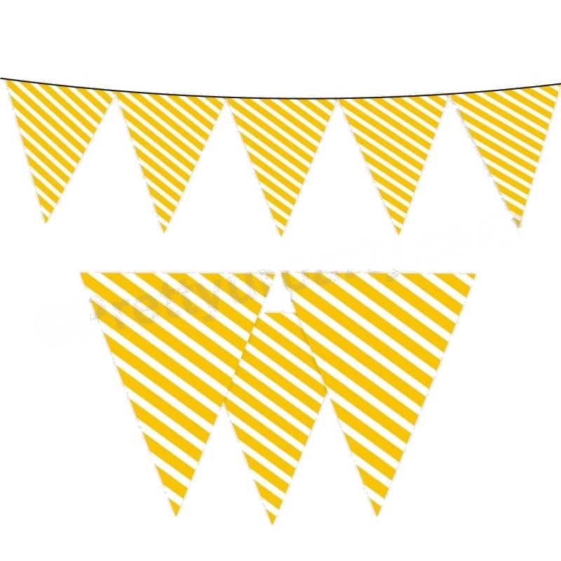 Yellow Stripes Bunting