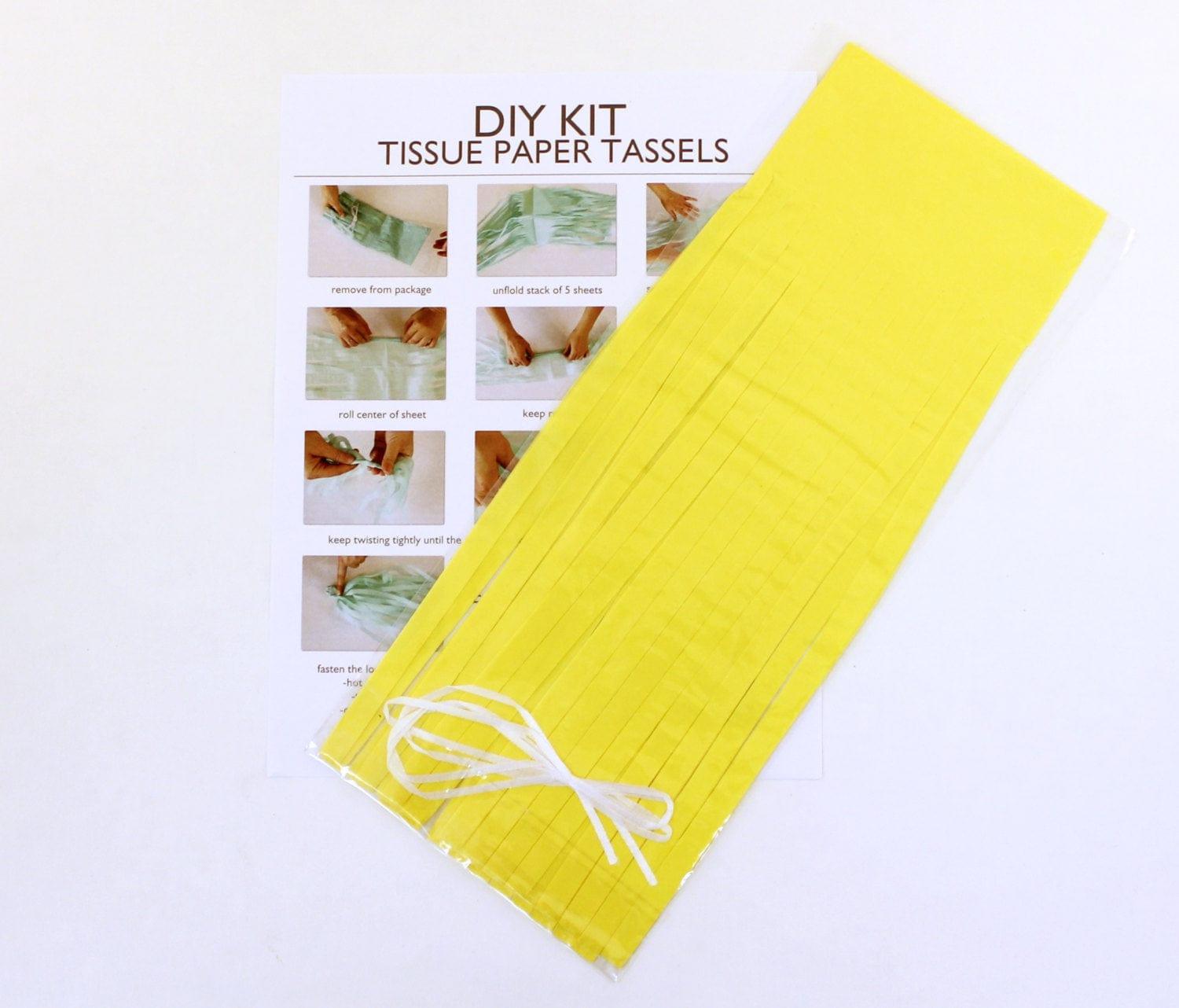 Yellow Tassel Garland Kit - Set of 5 THEME PARTIES Pretty UR Party