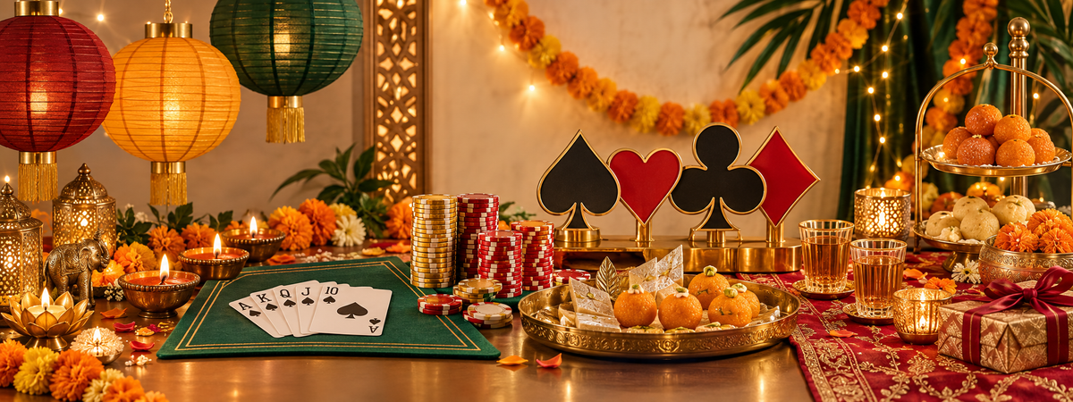9 Diwali Cards Party Decor Ideas That Look Far More Expensive Than They Are