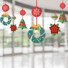 Christmas Hanging Danglers - Pack of 6 DECORATIONS PRETTY UR PARTY