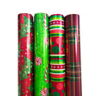 Holographic Christmas Wrapping Paper - Pack of 8 RETURN GIFTS Pretty UR Party