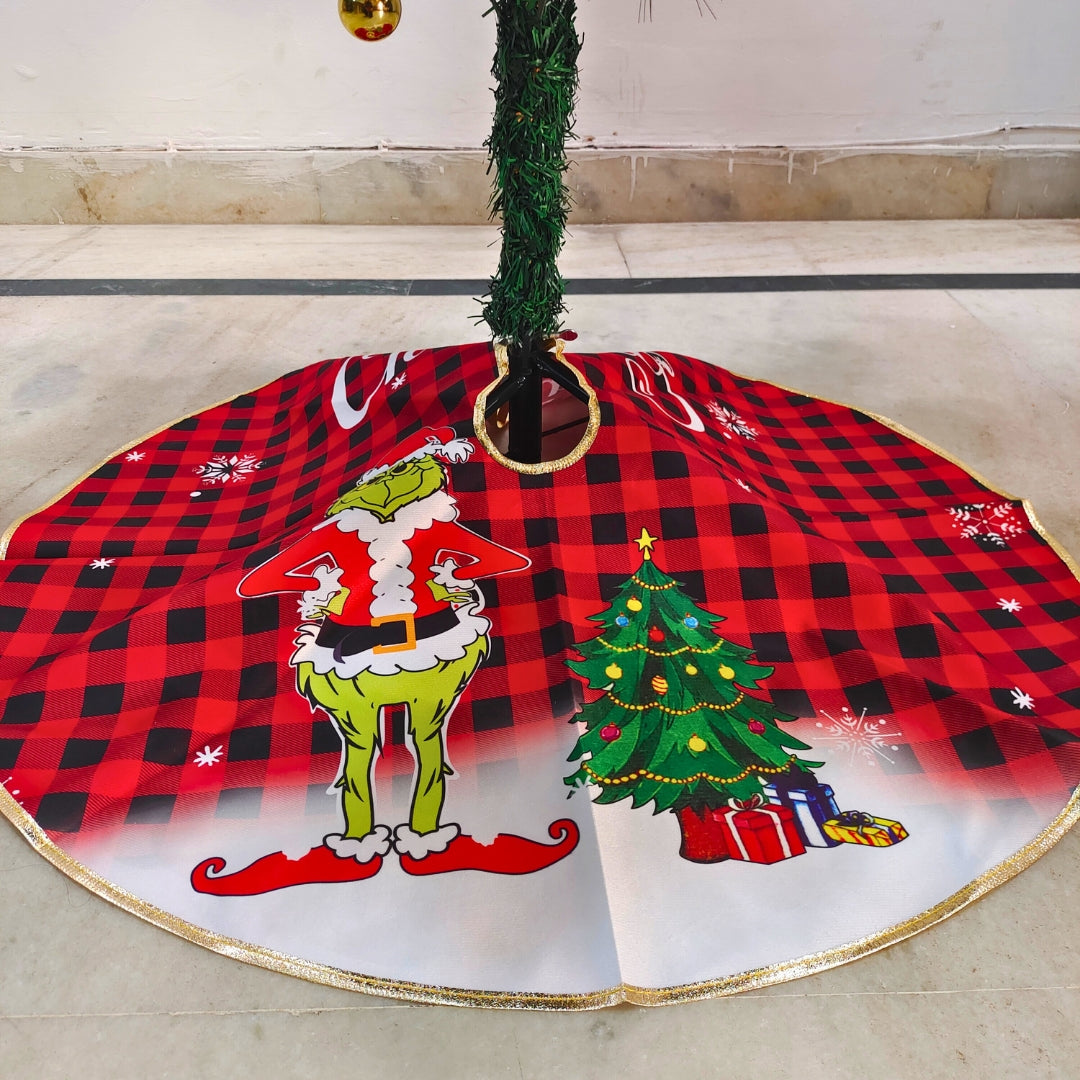 Christmas Tree Skirt Plaid Christmas PRETTY UR PARTY