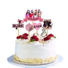 Black Pink theme Printed Cake Topper HANDCRAFTED Pretty UR Party
