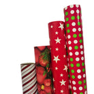 Christmas Wrapping Paper Single Sided- Pack of 8 RETURN GIFTS Pretty UR Party