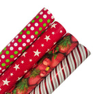 Christmas Wrapping Paper Single Sided- Pack of 8 RETURN GIFTS Pretty UR Party