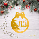 Personalized Acrylic Christmas Bauble 21 ALL PARTY SUPPLIES Pretty UR Party   