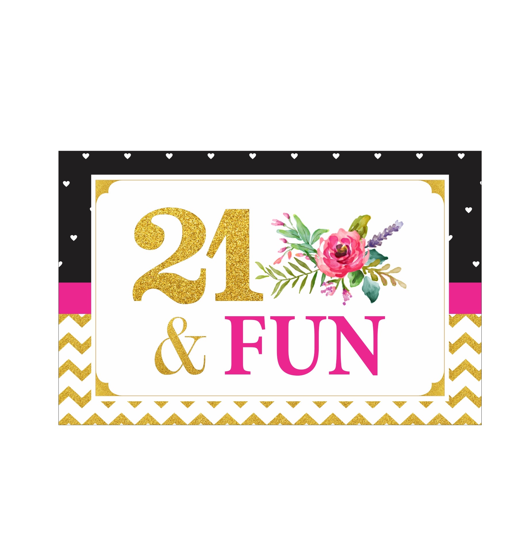 21st Birthday Theme Table Mats THEME PARTIES Pretty UR Party   