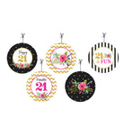 21st Birthday Theme Danglers THEME PARTIES Pretty UR Party   