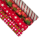 Christmas Wrapping Paper Single Sided- Pack of 8 RETURN GIFTS Pretty UR Party