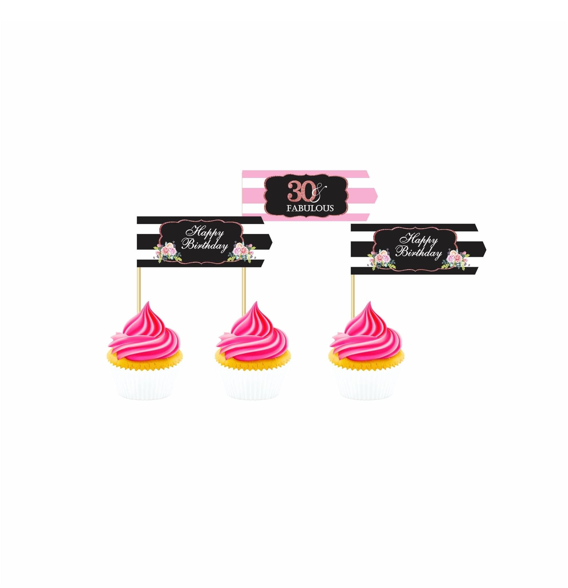 Pink and Black 30th Birthday Birthday Theme Picks THEME PARTIES Pretty UR Party   