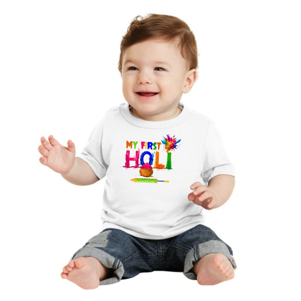 My first Holi T-shirt 02 HOLI Pretty UR Party