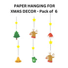 Christmas Hanging Danglers - Pack of 6 DECORATIONS PRETTY UR PARTY