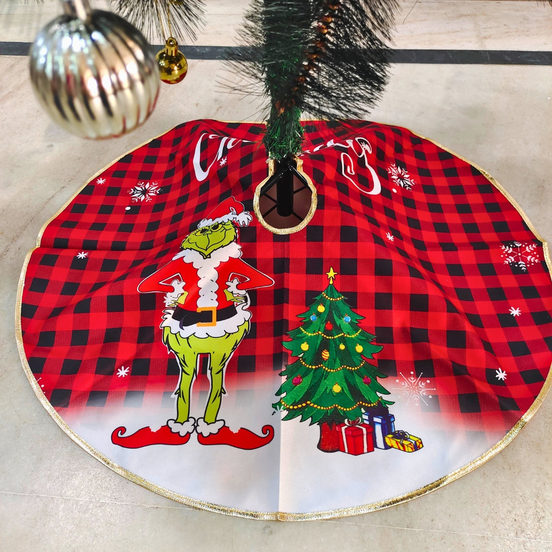 Christmas Tree Skirt Plaid Christmas PRETTY UR PARTY