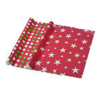 Christmas Wrapping Paper Single Sided- Pack of 8 RETURN GIFTS Pretty UR Party