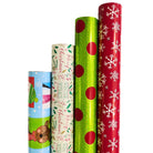 Christmas Wrapping Paper Double Sided- Pack of 8 RETURN GIFTS Pretty UR Party