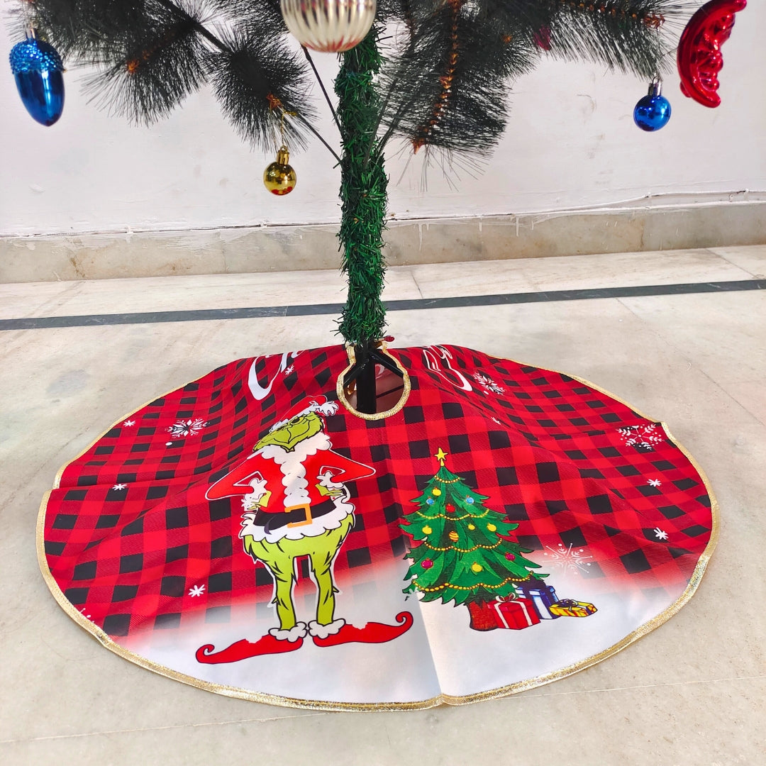 Christmas Tree Skirt Plaid Christmas PRETTY UR PARTY