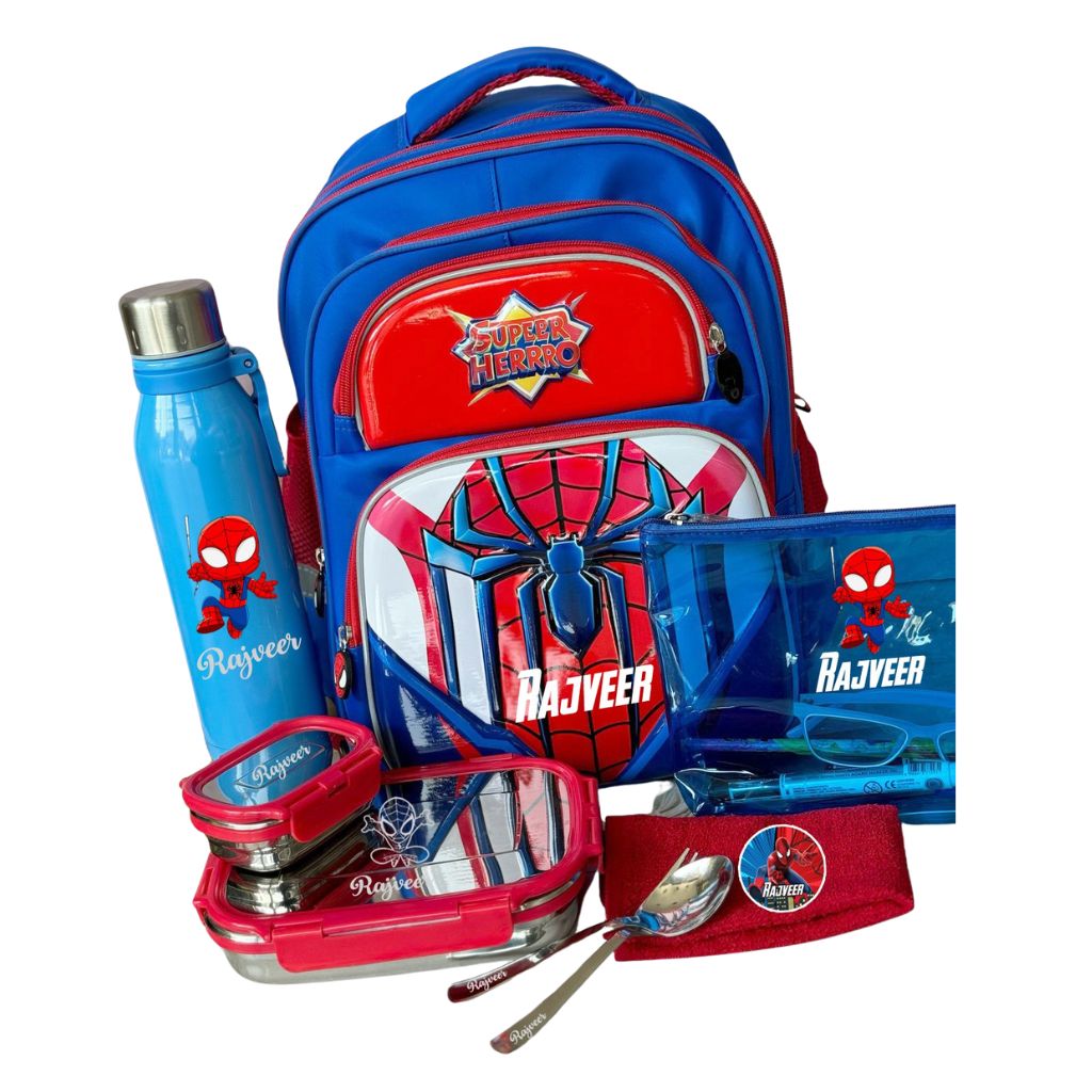 School Bag and essentials Combo - 01 BACK TO SCHOOL PRETTY UR PARTY