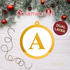 Personalized Acrylic Christmas Bauble 04 ALL PARTY SUPPLIES Pretty UR Party   