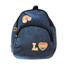 Denim Backpack BACK TO SCHOOL PRETTY UR PARTY