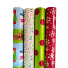 Christmas Wrapping Paper Double Sided- Pack of 8 RETURN GIFTS Pretty UR Party