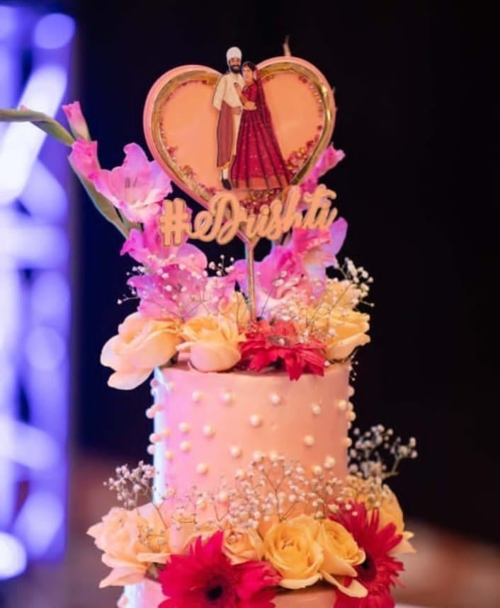 Custom Wedding Cake Topper