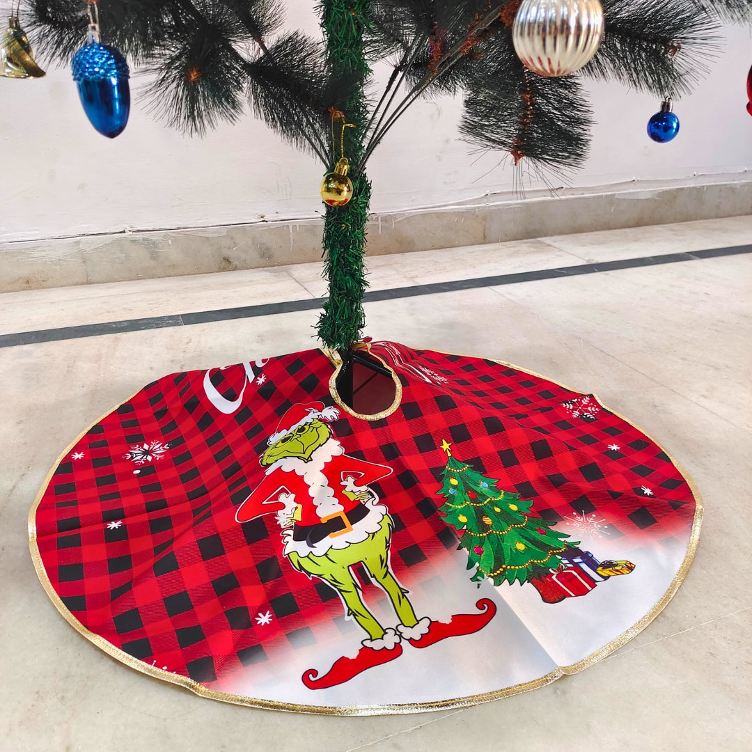 Christmas Tree Skirt Plaid Christmas PRETTY UR PARTY