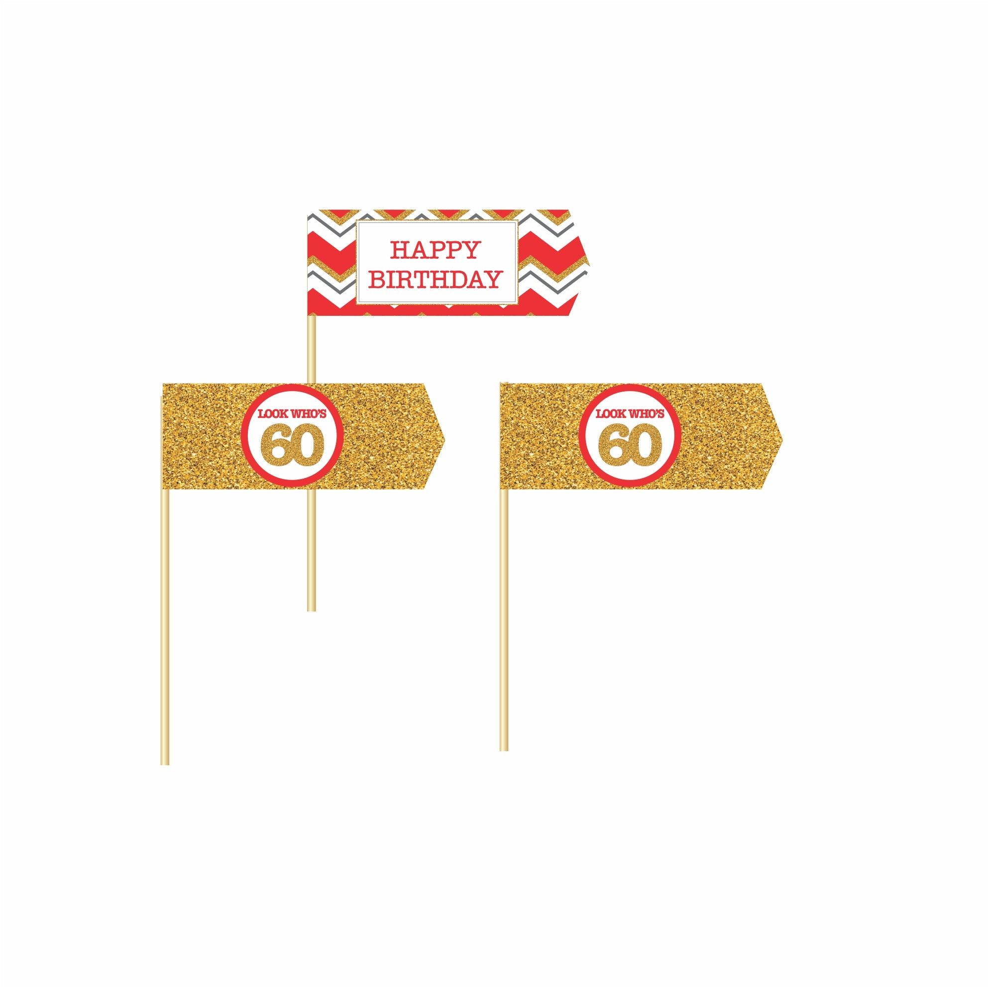 60th Birthday Birthday Theme Picks THEME PARTIES Pretty UR Party   