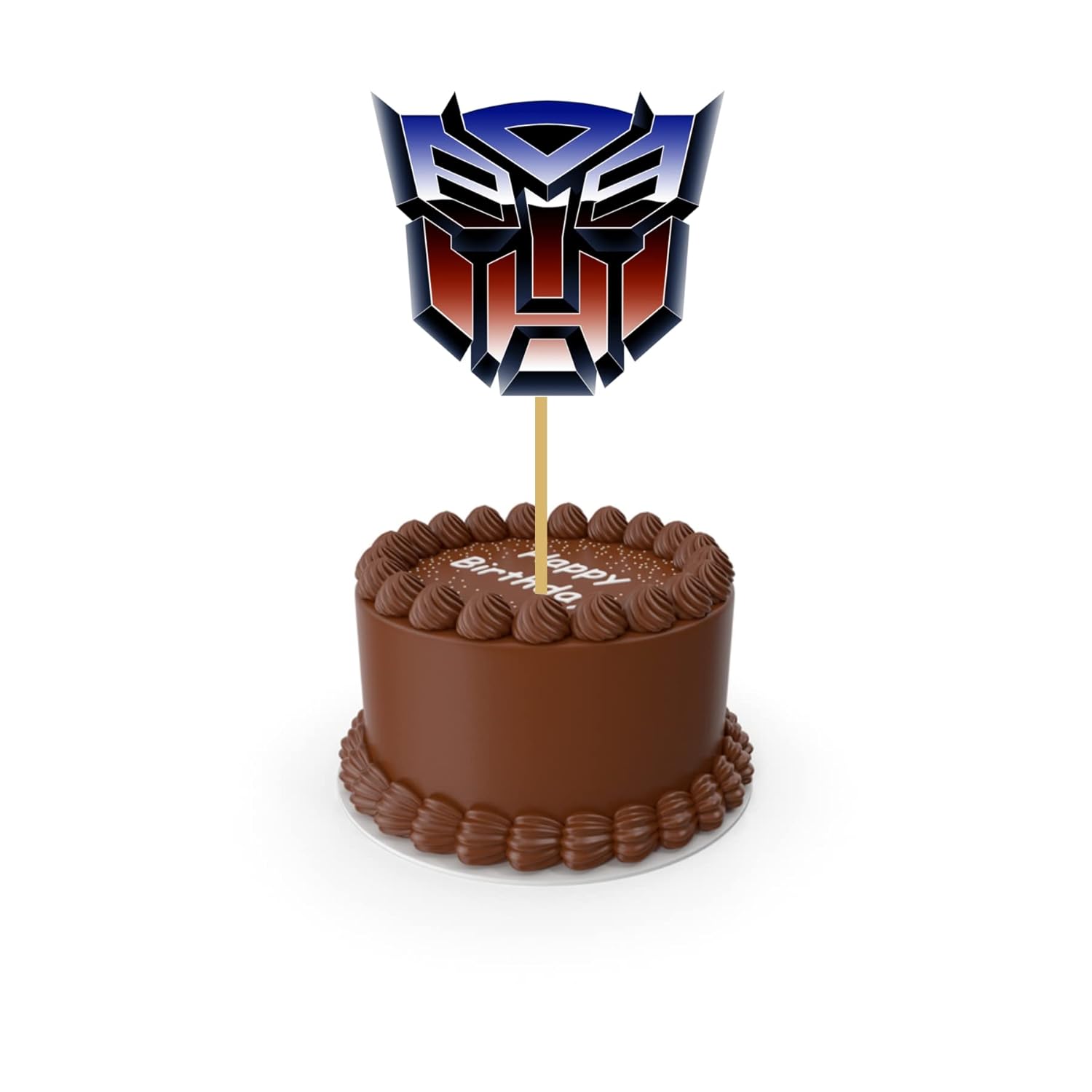 Transformers Printed Cake Topper HANDCRAFTED Pretty UR Party