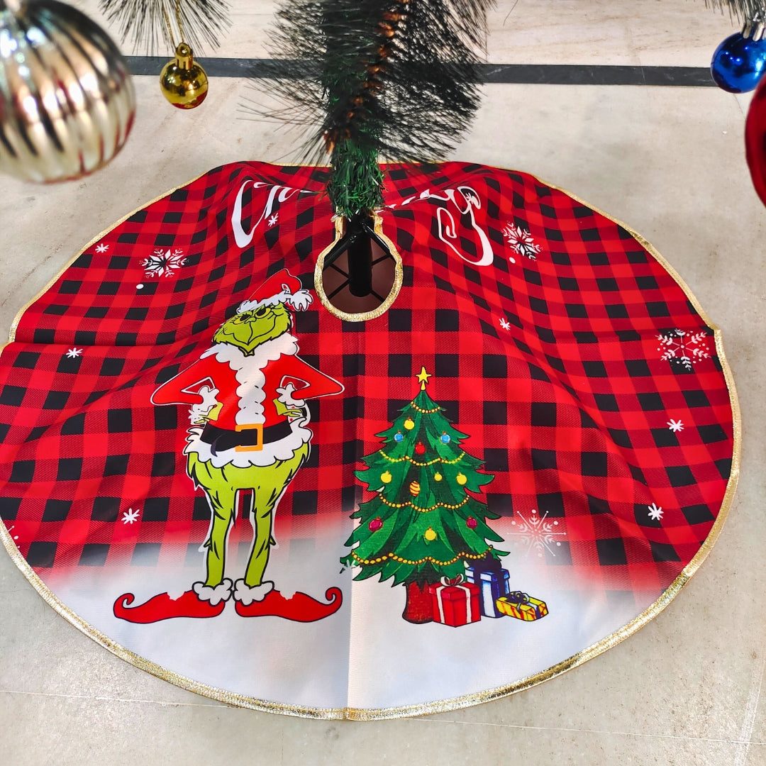 Christmas Tree Skirt Plaid Christmas PRETTY UR PARTY