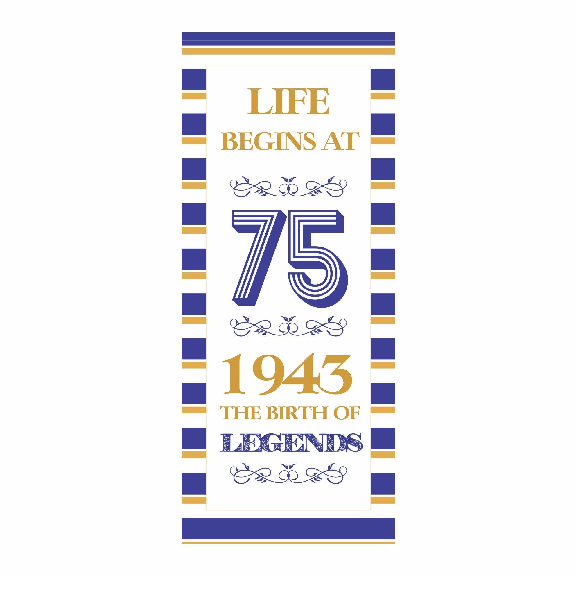 75th Birthday Theme Door Banner THEME PARTIES Pretty UR Party   